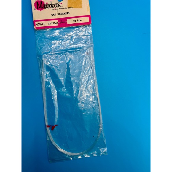 Mangelsen's Other - Vintage Mangelsen's Cat Whiskers 12 Pc Crystal Clear Vintage Craft Supply 409-71